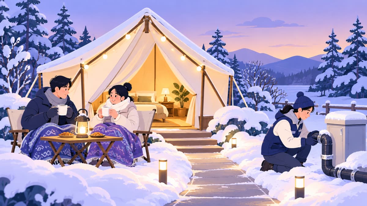 글램핑 비수기·겨울 운영 전략, 가동률을 지키는 상품 구성
